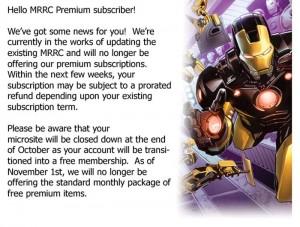 Marvel cierra su programa de micro-sites para tiendas