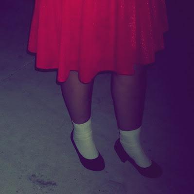 Otoño en calcetines de bebé.