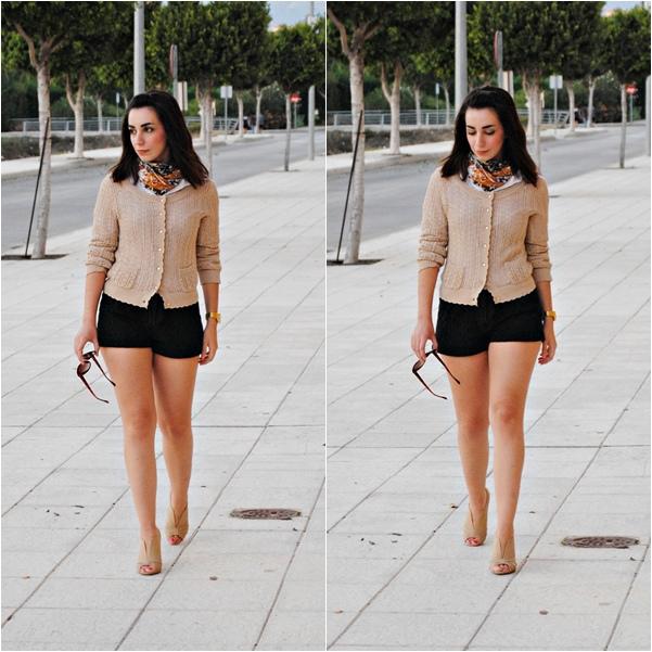 Look of the day: Knit Cardigan - Paperblog