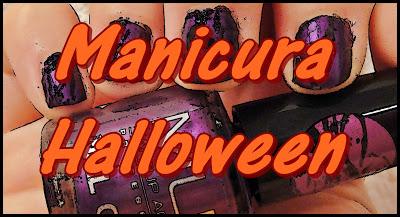 Manicura Halloween (MUA nail quake) y Reflejos en el pelo (Hair Gum )