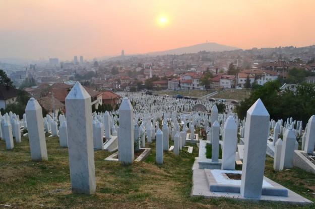 Cementerio de Sarajevo, creado por la necesidad durante el asedio