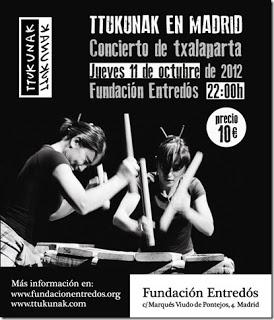 CONCIERTO TTUKUNAK en Entredós