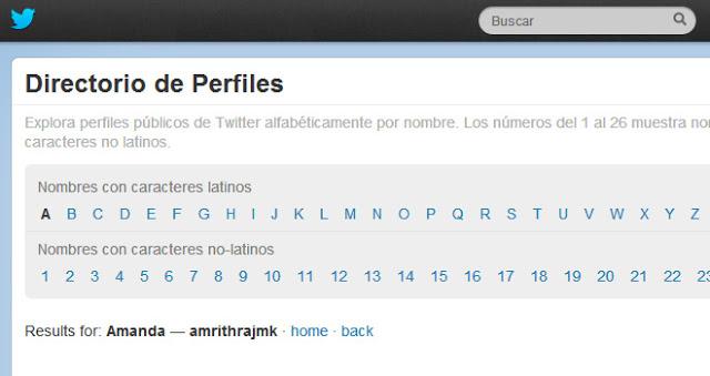 Twitter lanza un directorio de perfiles de todos los usuarios