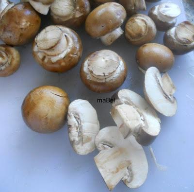 Pollo fácil con portobellos o champiñones