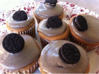 Cupcakes de oreo 1º intento
