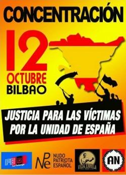 ampliar Cartel 12O fascistas Bilbao