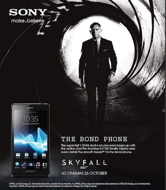 Xperia T, el smartphone de James Bond