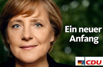 Angela Merkel. Recortando en vestuario.