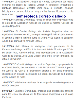 EL CASO DE LA FEDERACIÓN GALLEGA DEBE ACLARARSE, APESTA POR TODAS PARTES