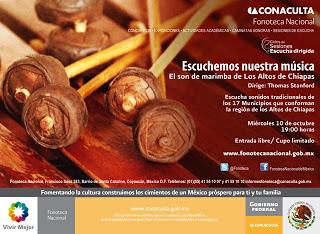 Las melódicas sonoridades de la marimba chiapaneca en la Fonoteca Nacional