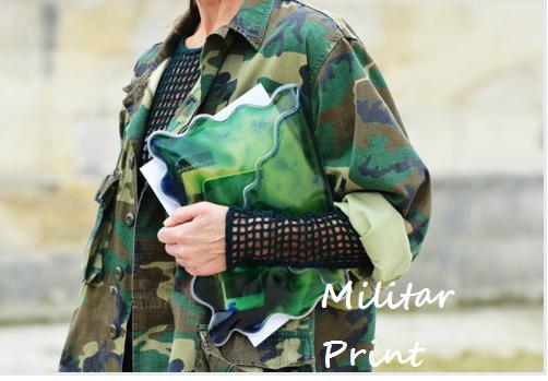 HOW TO WEAR; Militar Print.-