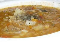 Guiso Canario -Majorero con queso curado de cabra Peña Gorda de Miraflores