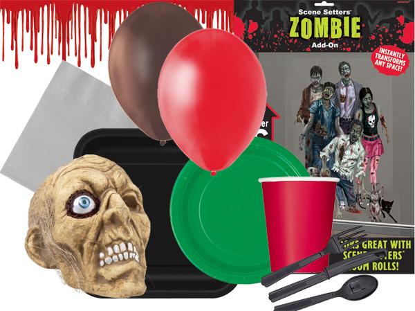 kit para una fiesta zombi