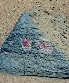 El Curiosity descubre en Marte una roca similar a las de la Tierra