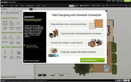 Autodesk Homestyler, aplicación gratuita para crear proyectos de decoración y remodelación de viviendas #Chrome