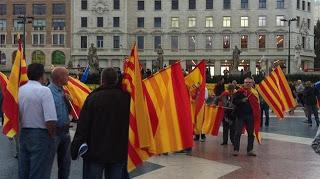 Fracasa la movilización españolista del 12 de octubre en Barcelona