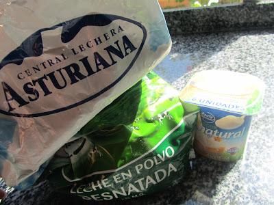 Yogur griego de stracciatella