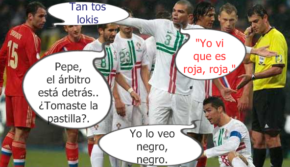 RUSIA-1 PORTUGAL-0 ... Y LAS COSAS DE PEPE
