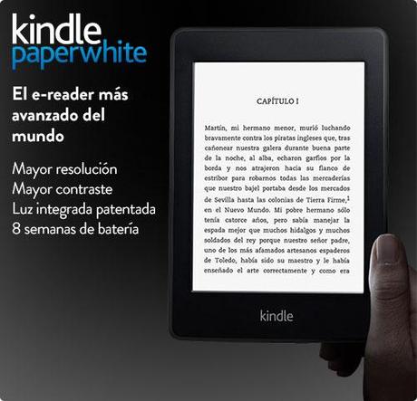 El e-reader Kindle Paperwhite: presentación