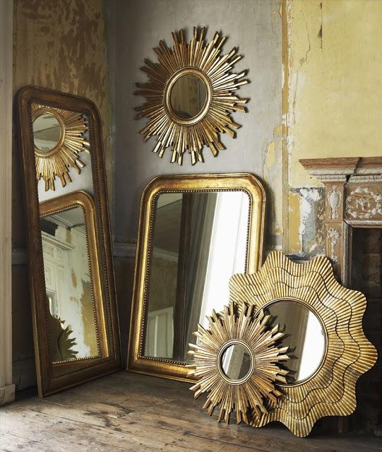 Inspiración de fin de semana: Espejos con pátina