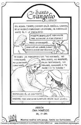 EVANGELIO DOMINICAL EN CÓMIC: 14 de Octubre del 2012