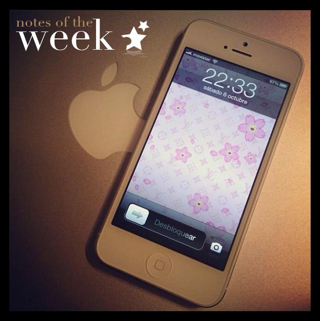 ☆ notes of the week ☆