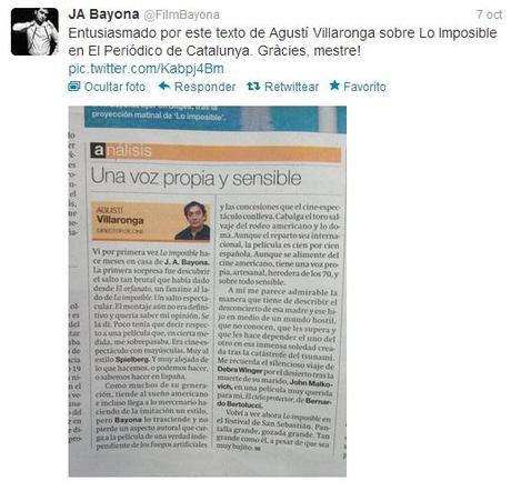 J_Bayona_Frikarte “#Lo Imposible” también arrasa en Twitter