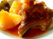 Costillas cerdo patatas guisadas