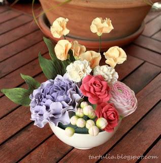 Flores de azúcar (Pasta de goma)