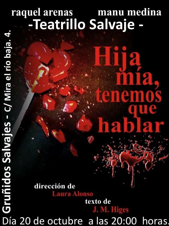 Teatrillo salvaje con: Hija mía, tenemos que hablar.