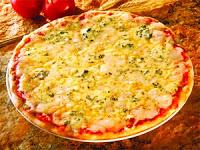 Receta del día: pizza 4 quesos