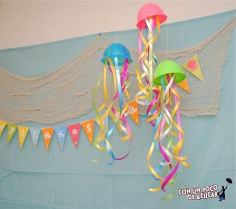 Mesa de dulces “Debajo del mar”