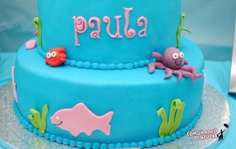 Mesa de dulces “Debajo del mar”