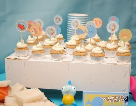 Mesa de dulces “Debajo del mar”