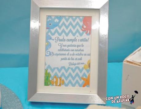 Mesa de dulces “Debajo del mar”