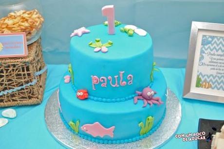 Mesa de dulces “Debajo del mar”