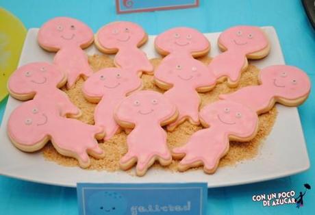 Mesa de dulces “Debajo del mar”