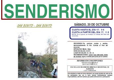 Nueva ruta de senderismo de la EIMI Almadén