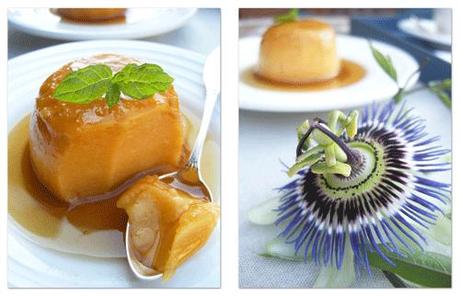 Flan cremoso de calabaza