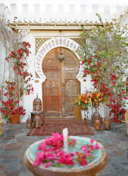 Una boda con inspiración árabe