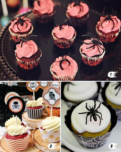 cupcakes para Halloween