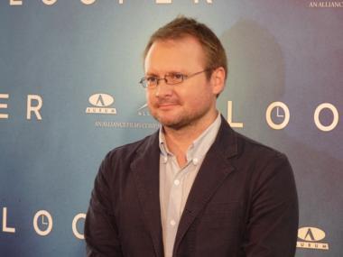 Rian Johnson en Madrid presentando LOOPER