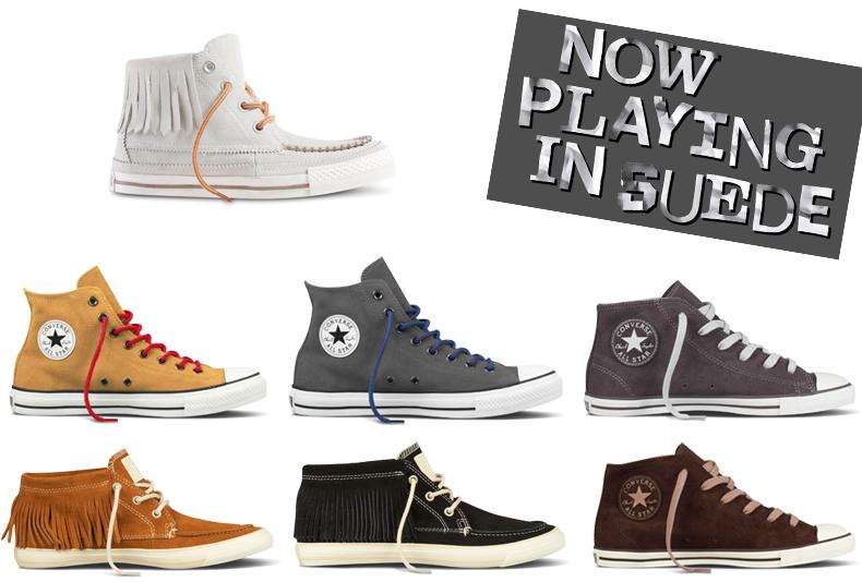 CONVERSE: Now Playing with Suede & Leather