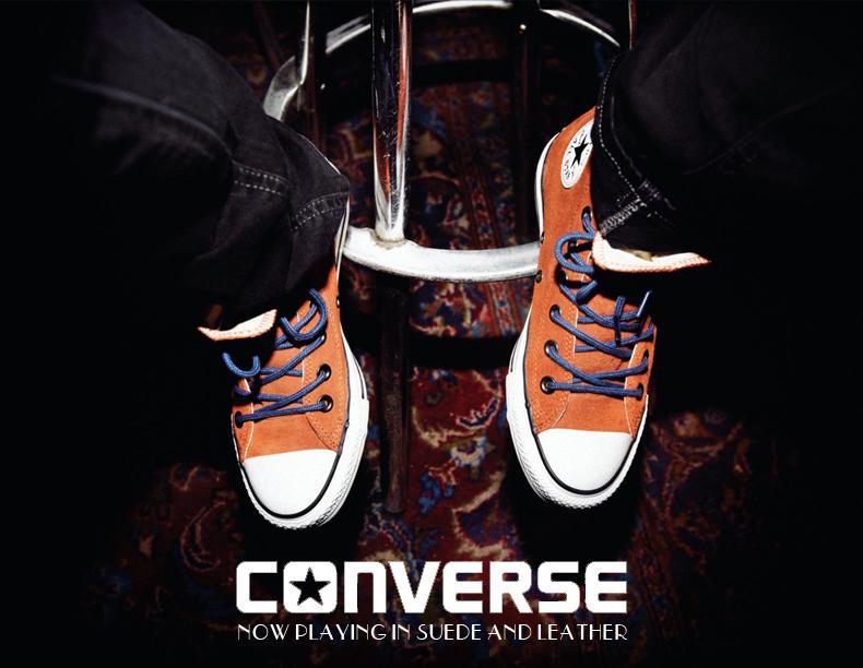 CONVERSE: Now Playing with Suede & Leather