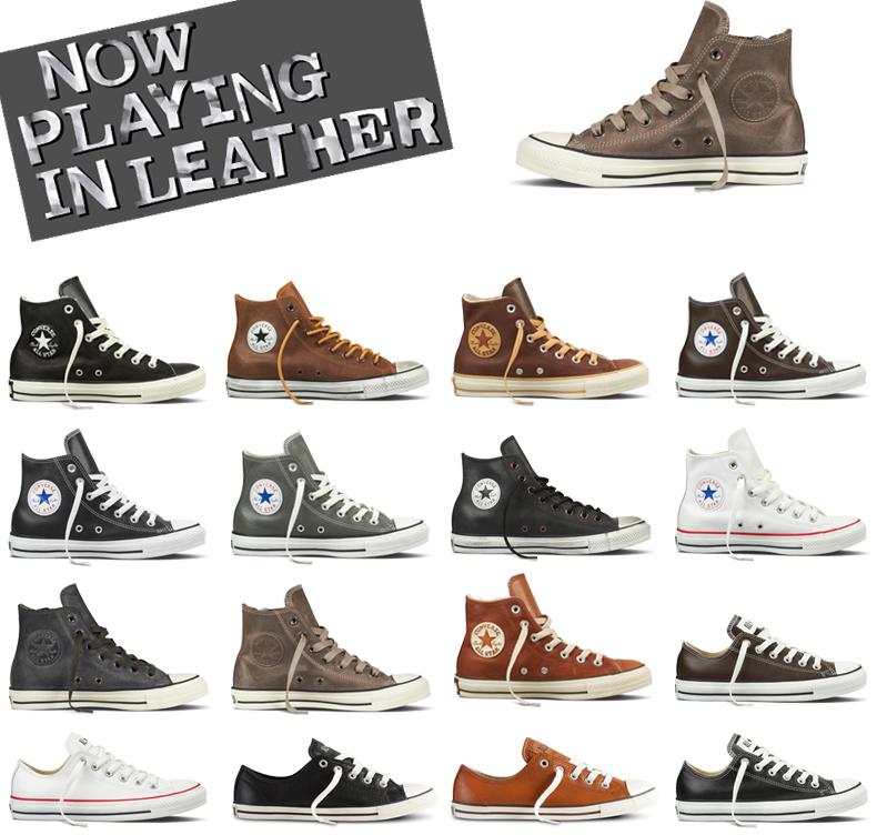 CONVERSE: Now Playing with Suede & Leather