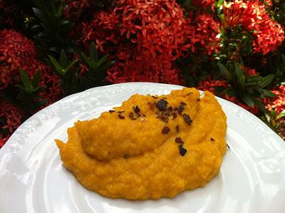 Puré de Calabaza-Ayote con Merquén.