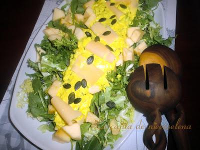 Ensalada verde con aliño suizo