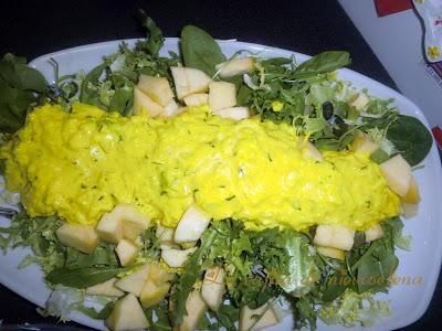 Ensalada verde con aliño suizo