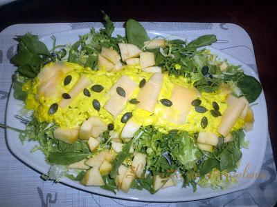 Ensalada verde con aliño suizo