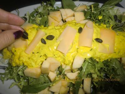 Ensalada verde con aliño suizo